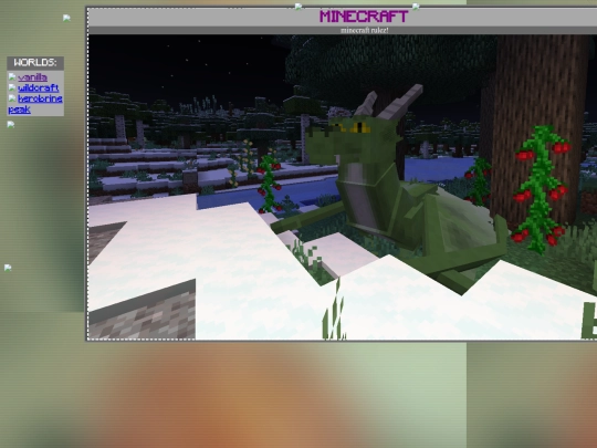 cherished/minecraft screenshot
