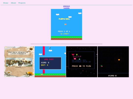 projects screenshot