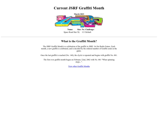 jsrf-month screenshot