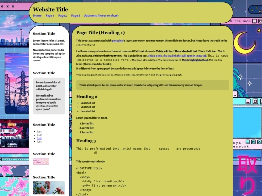 testSite screenshot