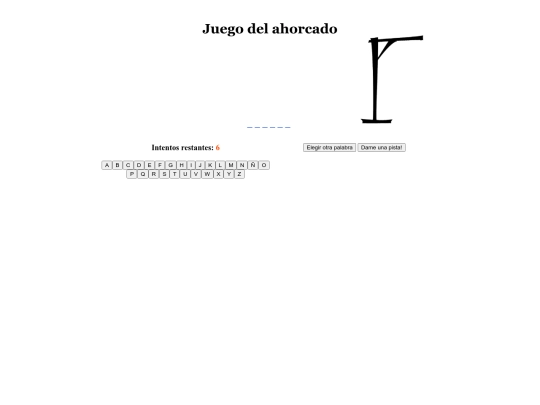 juegodelahorcado/Ahorcado screenshot