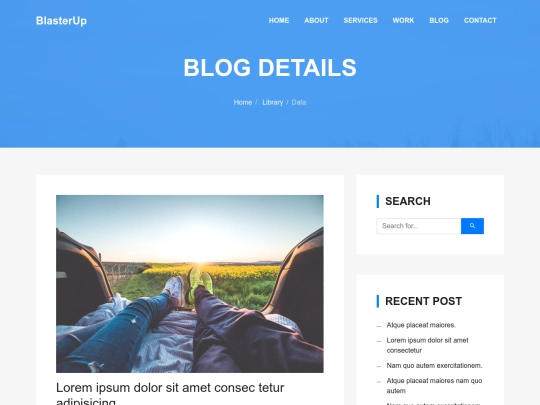DevFolio/blog-single screenshot