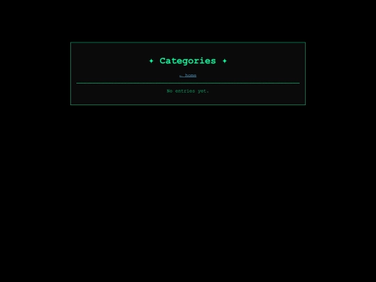 categories screenshot