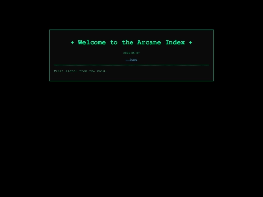 posts/welcome-to-the-arcane-index screenshot