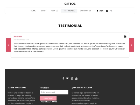 testimonial screenshot
