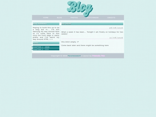 blog screenshot
