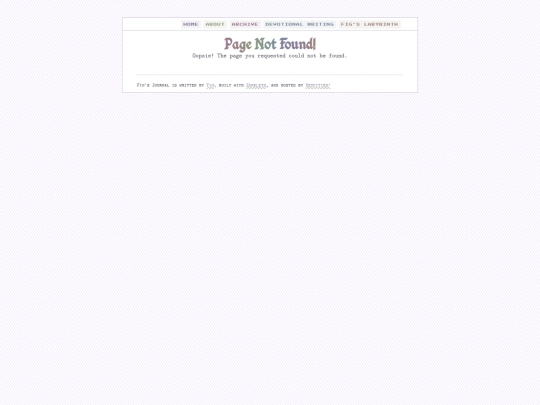 journal/not_found screenshot