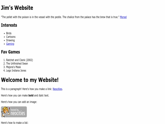 index screenshot