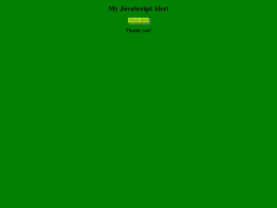 JavaScript/Alert screenshot