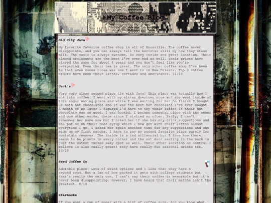 coffee_page screenshot
