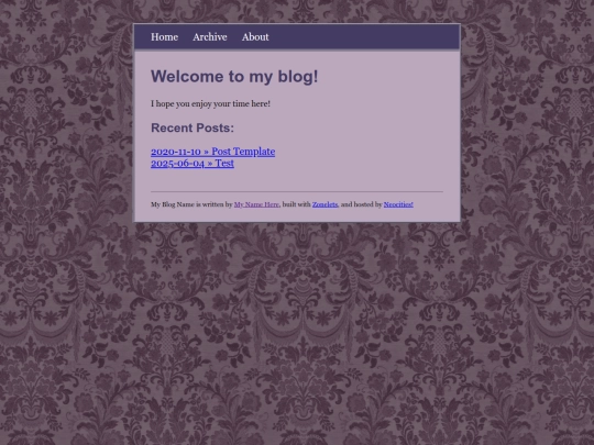 blog screenshot
