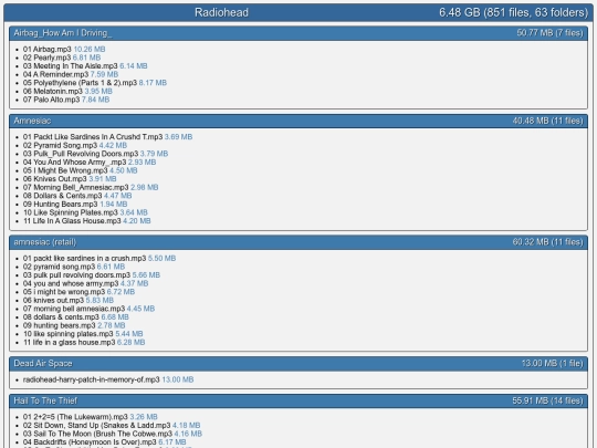 index screenshot