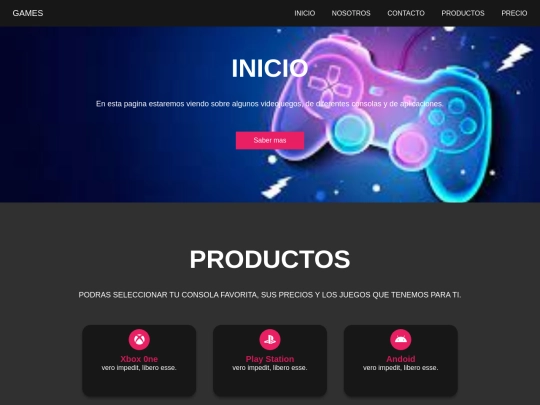 Mi pagina con css screenshot