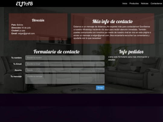 contact screenshot