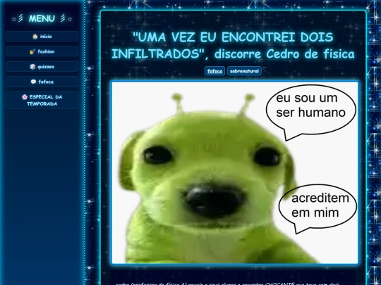 fofoca/cedro-infiltrado screenshot