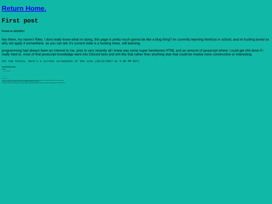 blog/first-post screenshot