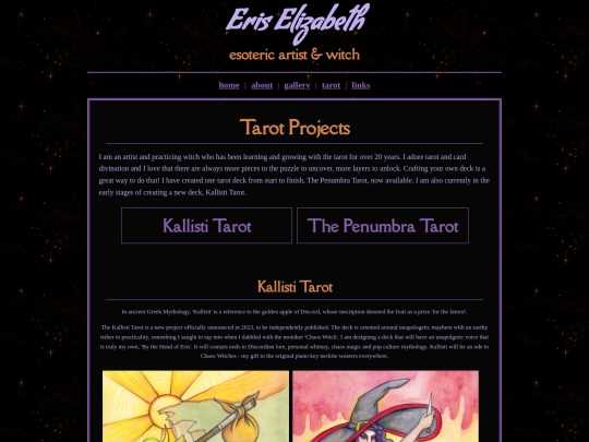 tarot screenshot