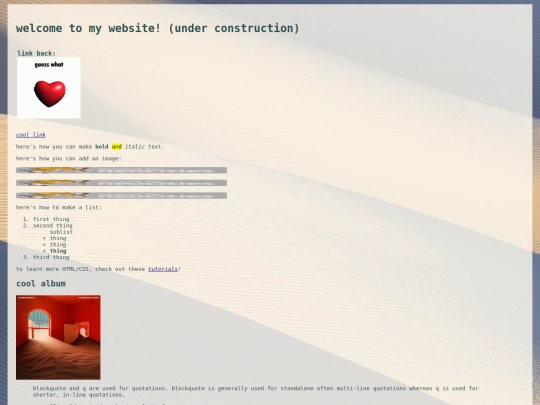 experiments screenshot