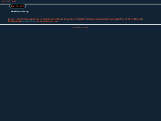 updateLog screenshot
