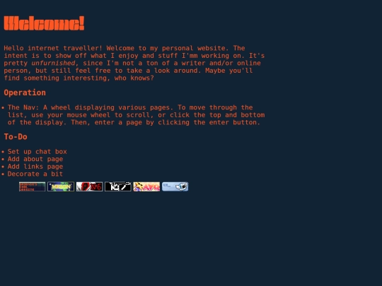 welcome screenshot