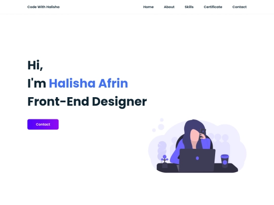 Portfolio screenshot