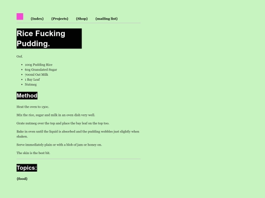 rice_pud screenshot