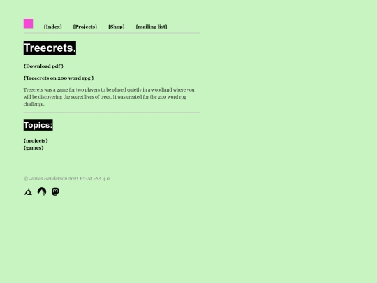 treecrets screenshot