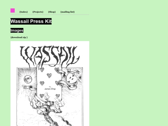 wassail_press screenshot