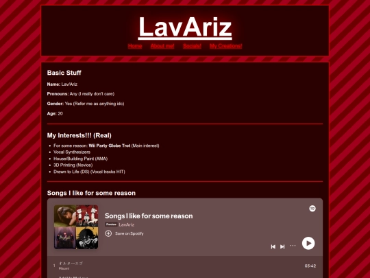 pages/About screenshot