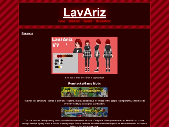 pages/Creations screenshot