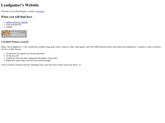 index screenshot