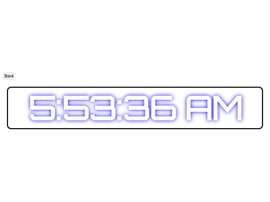 Digitalclock/clock-color screenshot