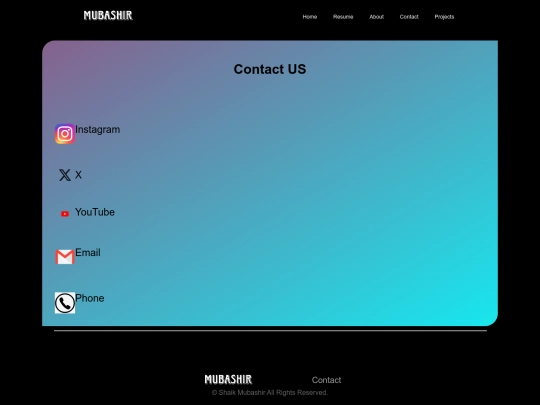 contact screenshot