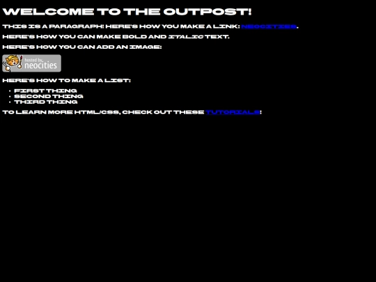 index screenshot