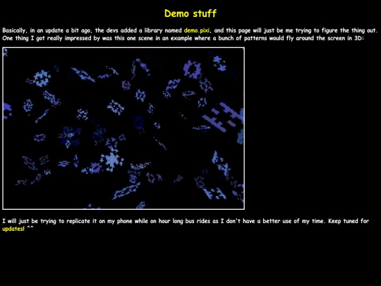 demos screenshot