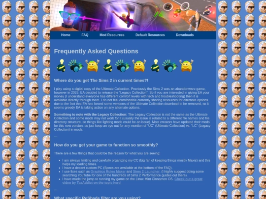 faq screenshot