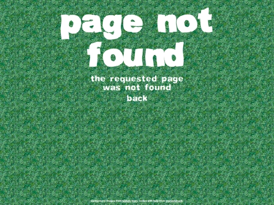 not_found screenshot