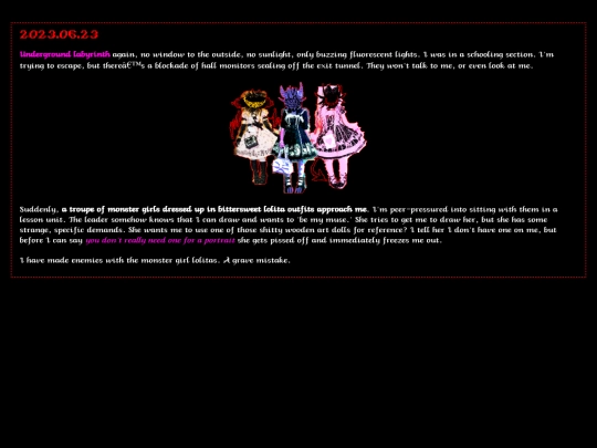 diary/dream/2023/page screenshot