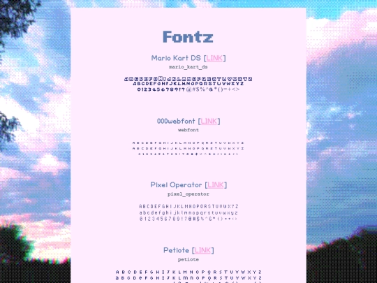 packrat/fontz screenshot