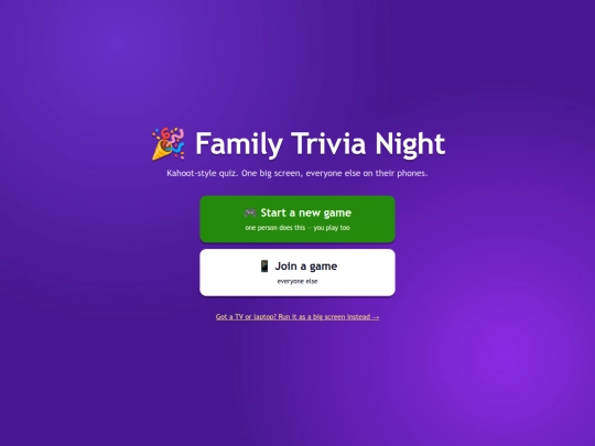 family_trivia_with_qr screenshot
