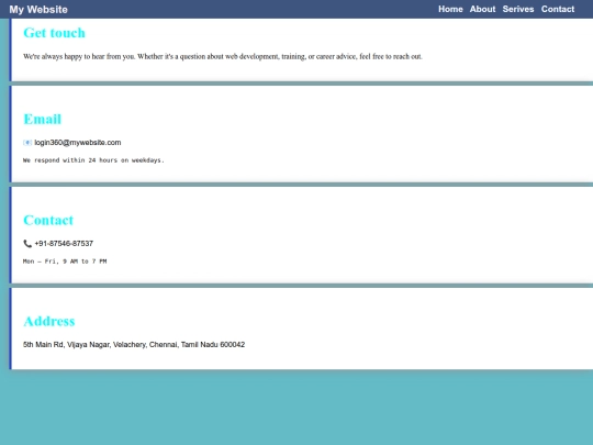 akjailaniwebsite/contact screenshot