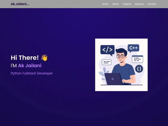 portfolio/Home screenshot