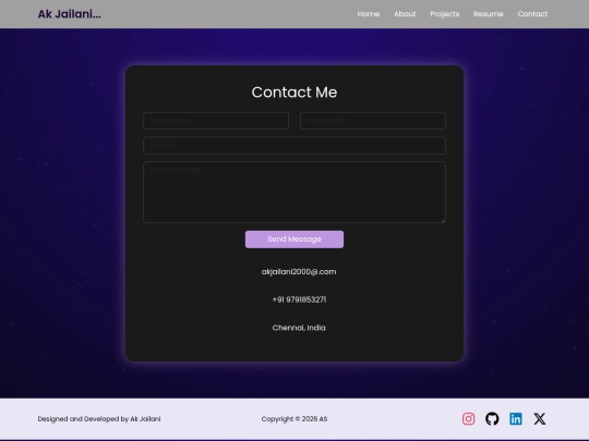 portfolio/contact screenshot