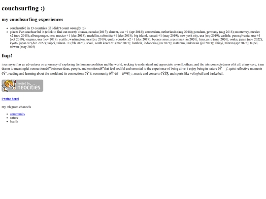 couchsurfing screenshot