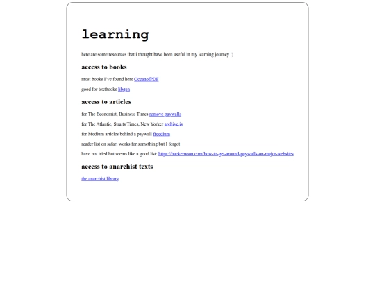 learning screenshot