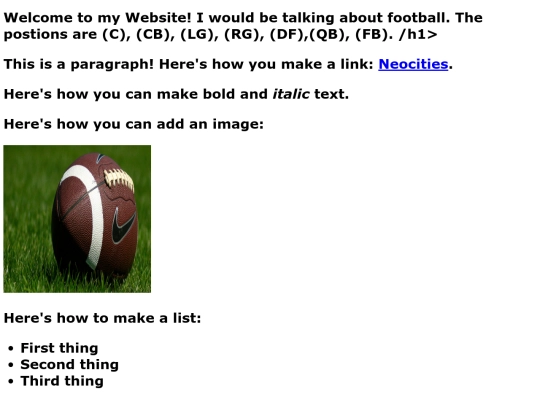 Football screenshot