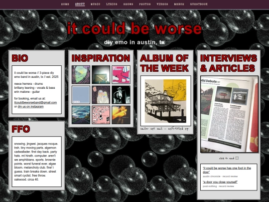 pages/about screenshot