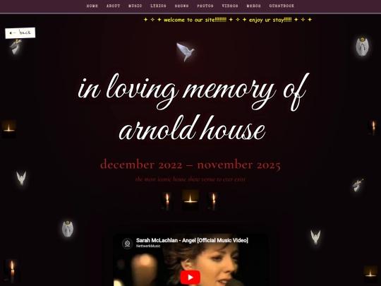 pages/arnoldhouse screenshot