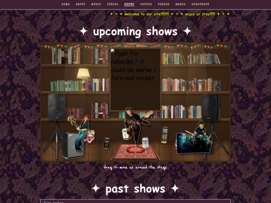 pages/shows screenshot
