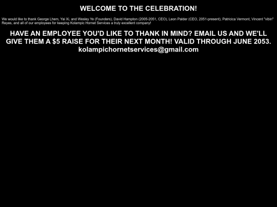 miscellaneous /KHS/event/60a/celebration screenshot
